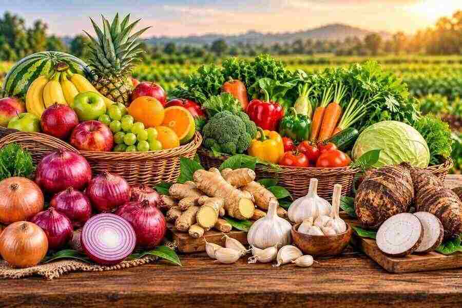 Fresh farm products